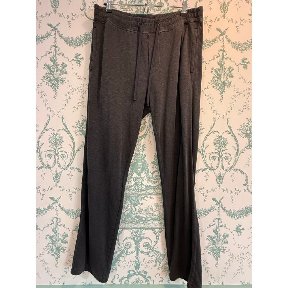 James Perse French Terry Sweatpants Charcoal Grey - Studio Wardrobe - Sz 2 /M